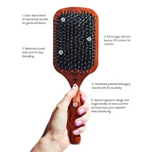 Load image into Gallery viewer, Philip B, Paddle Hair Brush
