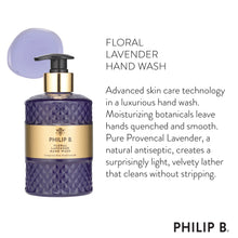 Load image into Gallery viewer, Philip B, Floral Lavender Hand Wash
