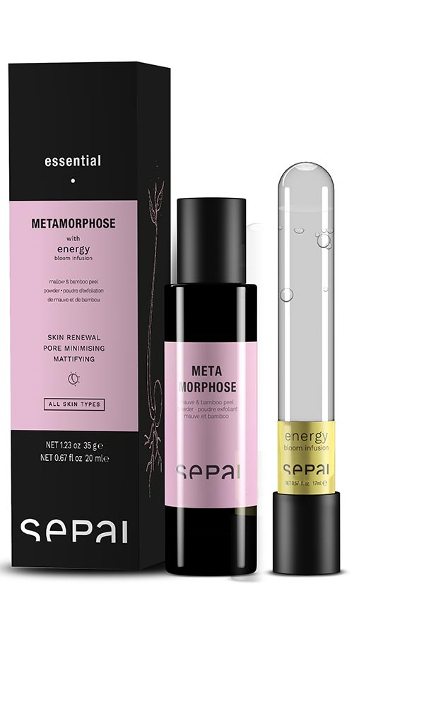 SEPAI Essential Metamorphose Exfoliant + SEPAI Essential Energy Bloom Infusion
